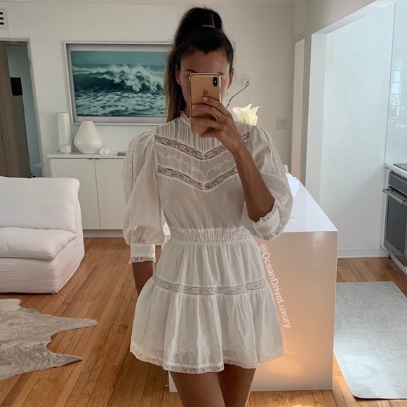 LoveShackFancy Dresses & Skirts - loveshackfancy x target white mini dress